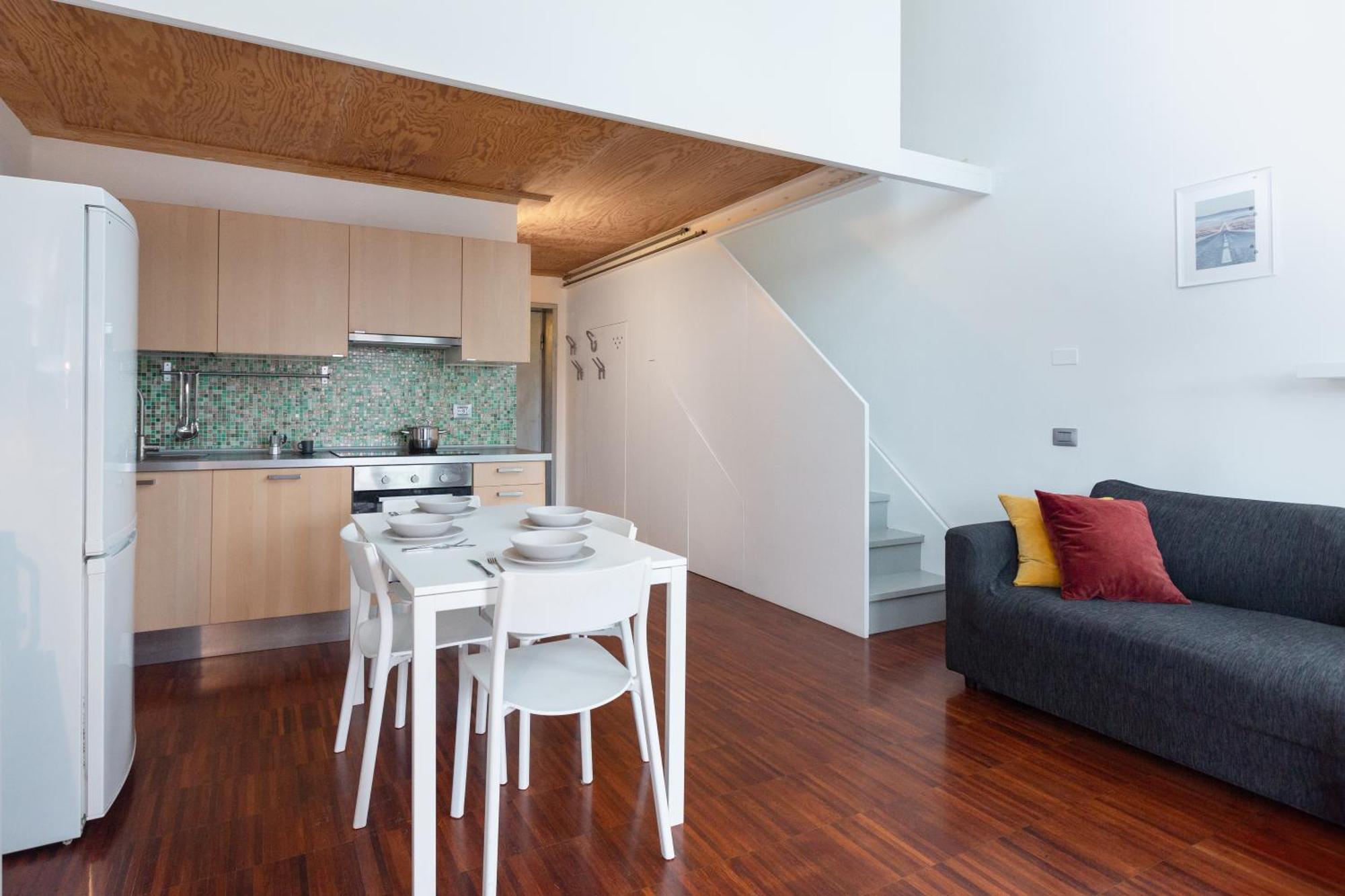 Апартаменти White And Brown Exclusive Loft With Terrace - Free Parking - M2 Station Мілан Екстер'єр фото